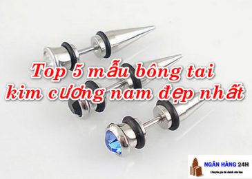 Top 5 Mẫu Bông Tai Kim Cương Nam Đẹp Nhất 2022 Pnj, Doji, Sjc