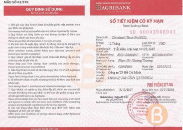 Gửi ngân hàng Agribank 100 triệu lãi suất bao nhiêu 1 tháng 2022?