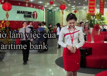 Thời gian giờ làm việc của ngân hàng Maritime Bank