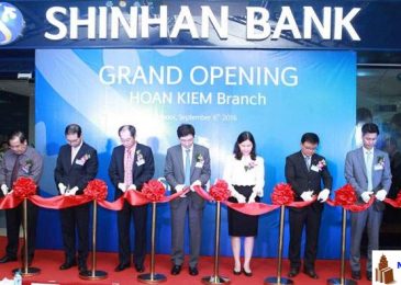 Các chi nhánh phòng giao dịch của ngân hàng Shinhan Bank