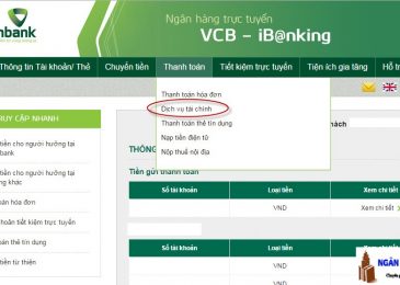 Hướng dẫn cách đăng ký mở tài khoản ngân hàng vietcombank Online