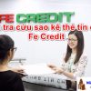 Hướng dẫn Cách tra cứu sao kê thẻ tín dụng Fe Credit (tra cứu và đọc)