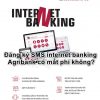Đăng ký SMS internet banking Agribank có mất phí không?