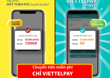 Cách chuyển tiền từ tài khoản BIDV sang Viettelpay không mất phí