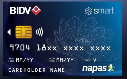 Thẻ ghi nợ nội địa BIDV smart