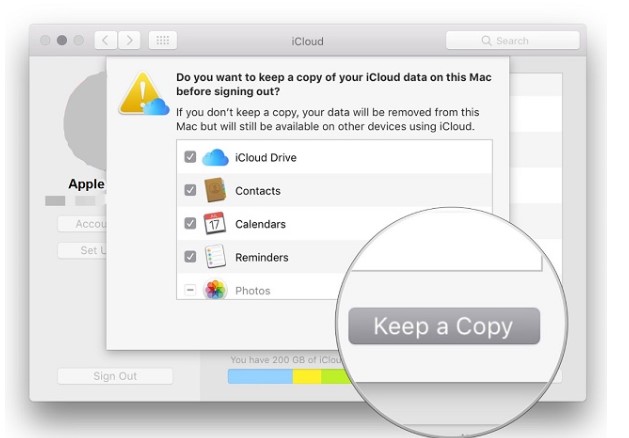 Cách thoát ID Apple trên Macbook Air 