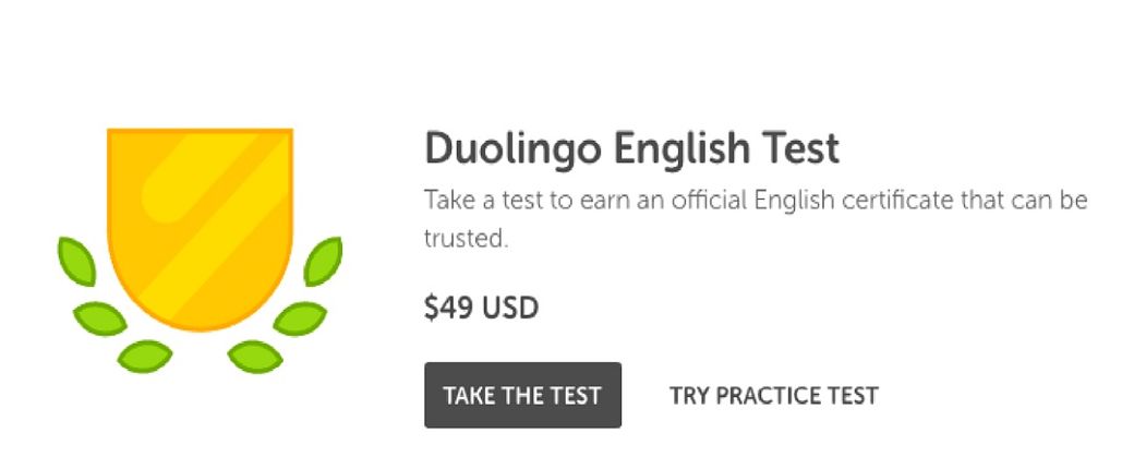 Điều kiện làm bài thi Duolingo English Test
