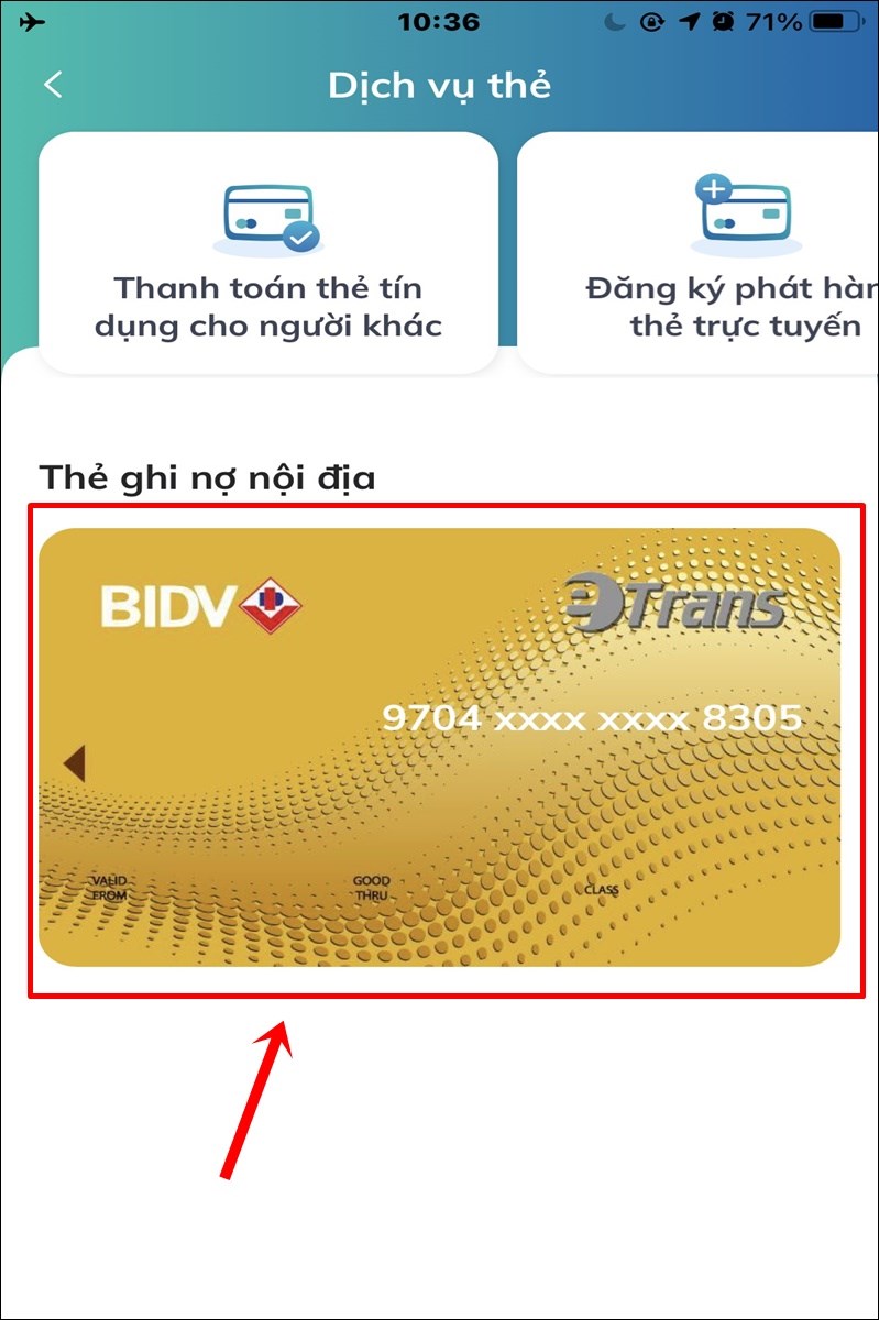 Cách khóa thẻ ghi nợ nội địa BIDV 3