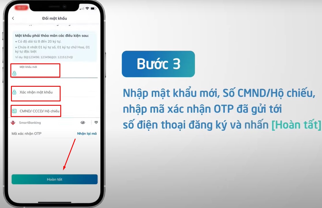 Cách kích hoạt SmartBanking BIDV online