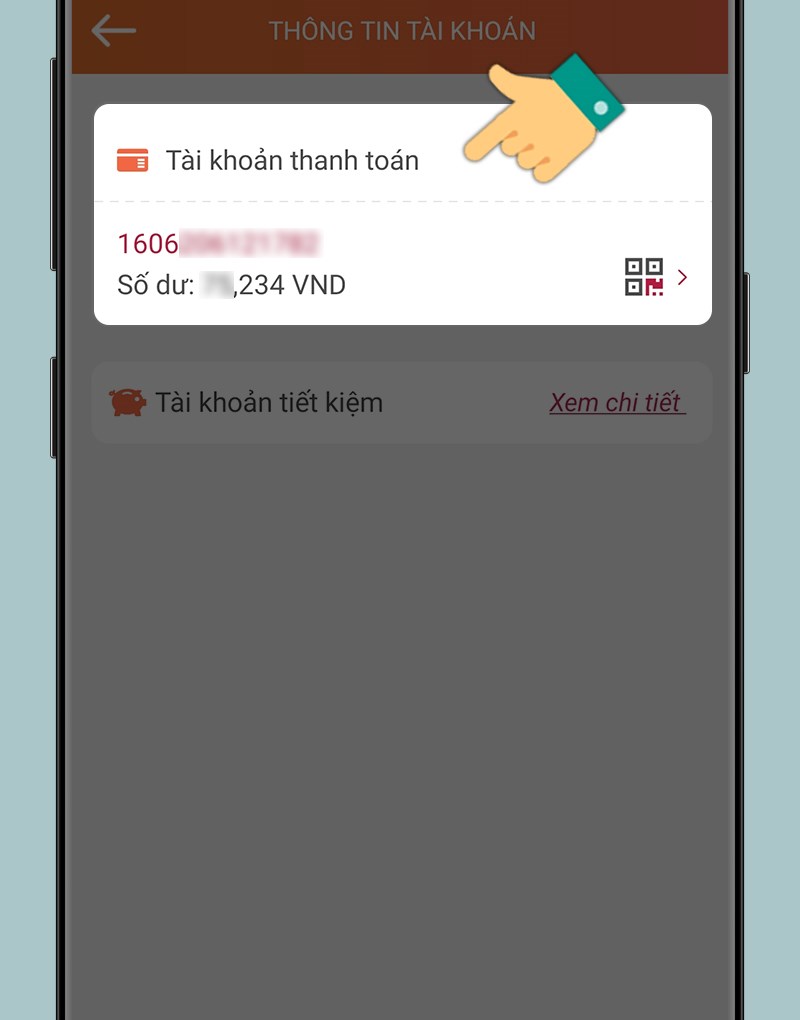 Kiểm tra bằng ứng dụng E-Mobile Banking 4