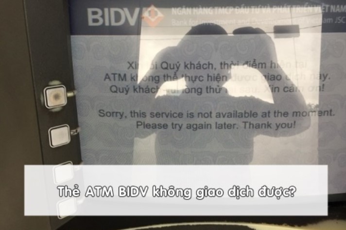 Xin lỗi giao dịch không hoàn thành BIDV là gì?
